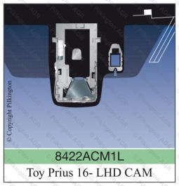Ветровое стекло на TOYOTA PRIUS IV 5T