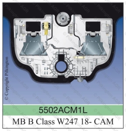 Ветровое стекло на MERCEDES B-CLASS W247 5T/ GLA-CLASS H247 /EQA H243 5RGR